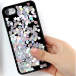 Dynamic Hearts Bling Sequin Case for iPhone