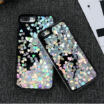 Dynamic Hearts Bling Sequin Case for iPhone 1