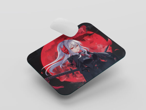 Red Moon Desk Mat Gaming Mouse Pad