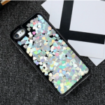 Dynamic Hearts Bling Sequin Case for iPhone 1