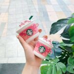 Pink Coffee Cream Apple AirPods Case 1