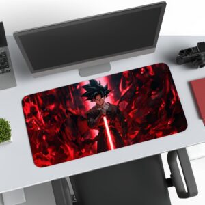 Super Black Desk Mat Gaming Mouse Pad