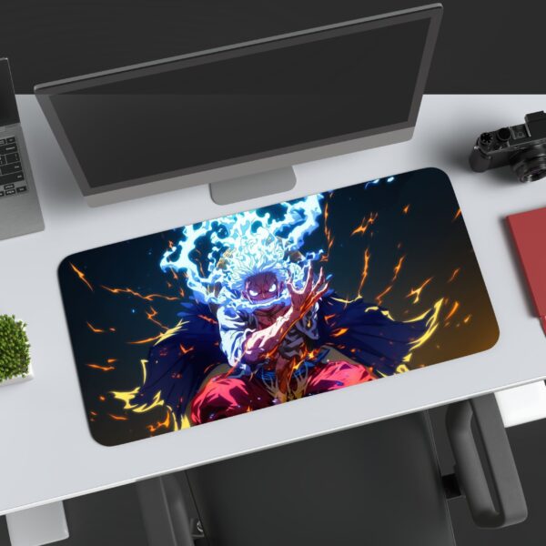 Electrified Luffy Desk Mat Gaming Mouse Pad