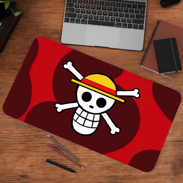 Straw Pirate Hat Desk Mat Gaming Mouse Pad