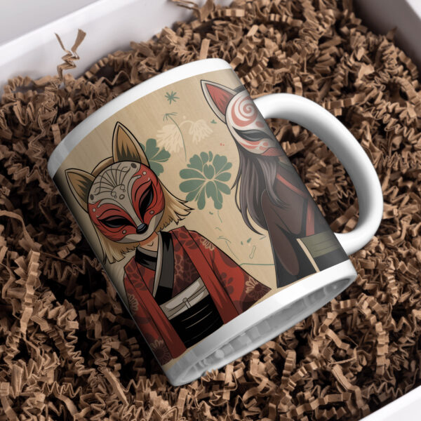 Kitsune Mask Mug - 350 ML