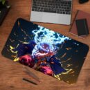 Electrified Luffy Desk Mat Gaming Mouse Pad