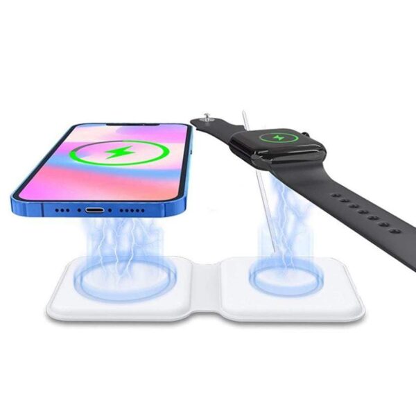 2 in 1 Folding Magnetic MagSafe Wireless Charger