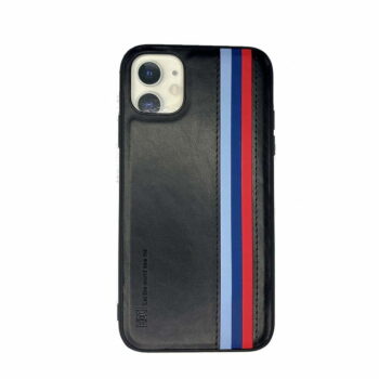 Premium Leather Stripes iPhone Case