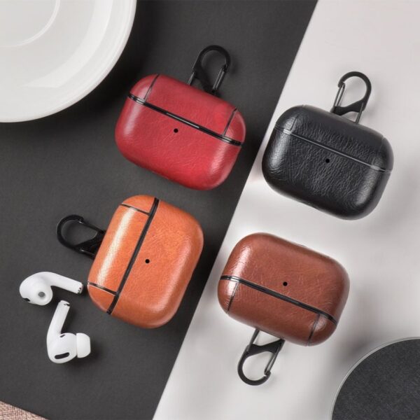 Classic Retro Leather Case Cover for Apple AirPods Pro