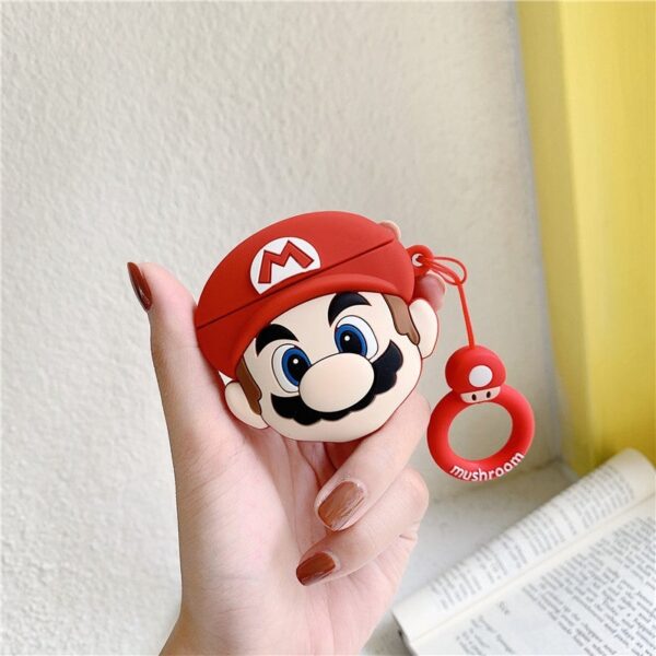 Mario 2D Protective Silicon Case For Apple AirPods 1/2