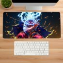 Electrified Luffy Desk Mat Gaming Mouse Pad