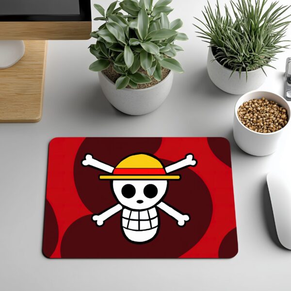 Straw Pirate Hat Desk Mat Gaming Mouse Pad