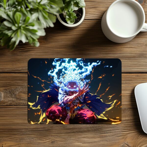 Electrified Luffy Desk Mat Gaming Mouse Pad