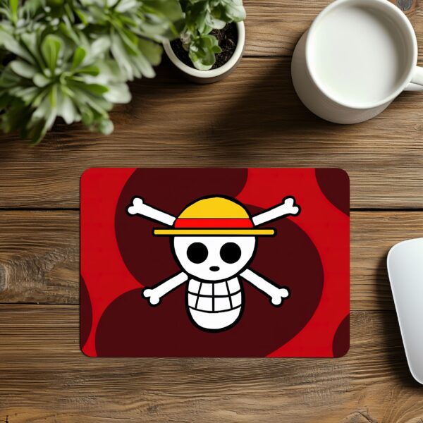 Straw Pirate Hat Desk Mat Gaming Mouse Pad