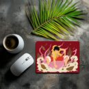 Shattered Pirate Red Desk Mat Gaming Mouse Pad