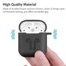 AirPods Protective Case Cover for Apple AirPods 2 - Black