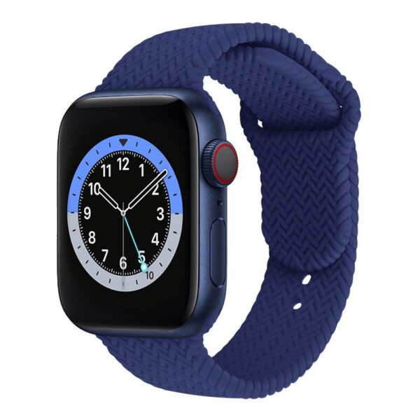 Braided Silicon Strap For Apple Watch - 42/44 mm