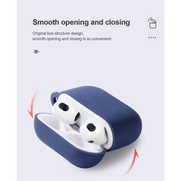 Plain Silicon Protective Case For Apple AirPods 3