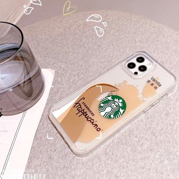 Starbucks Floating Coffee Liquid iPhone Case