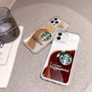 Starbucks Floating Coffee Liquid iPhone Case