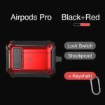 Armor with Lock Button Case for Apple AirPods 1