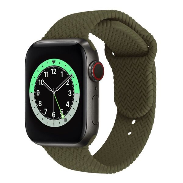 Braided Silicon Strap For Apple Watch - 42/44 mm