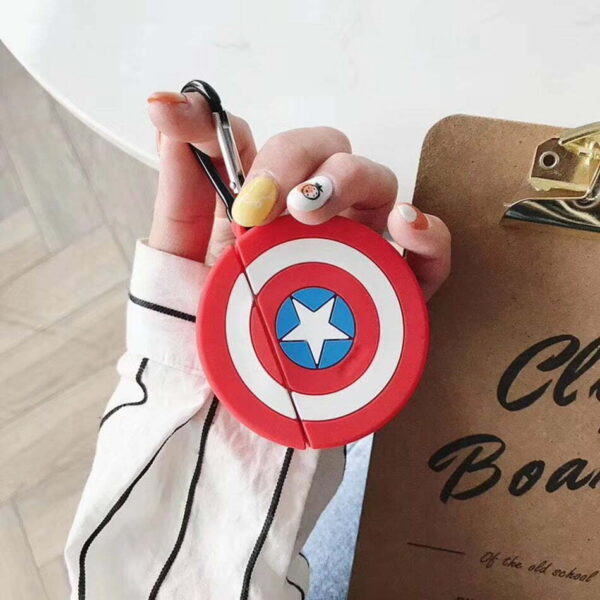 Captain America Shield Case Cover for Apple AirPods / AirPods 2