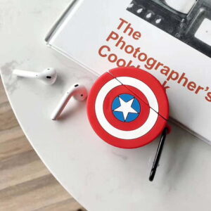 Captain America Shield Case Cover for Apple AirPods / AirPods 2