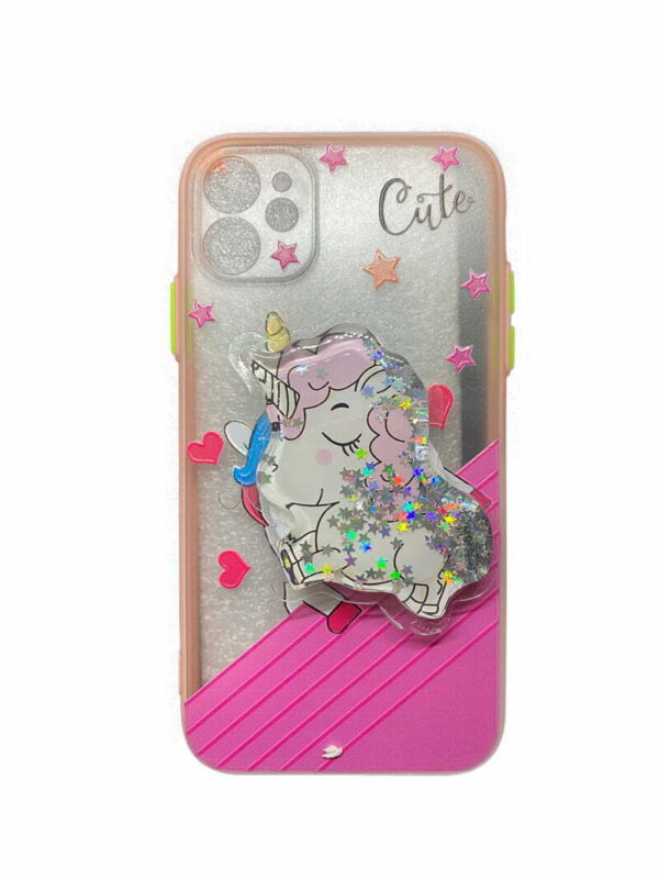 Dazzling Unicorn iPhone Case with PopSocket