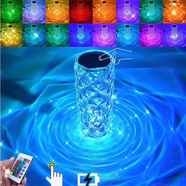 Diamond Magic Light Lamp 16 Color RGB Led Night Lights