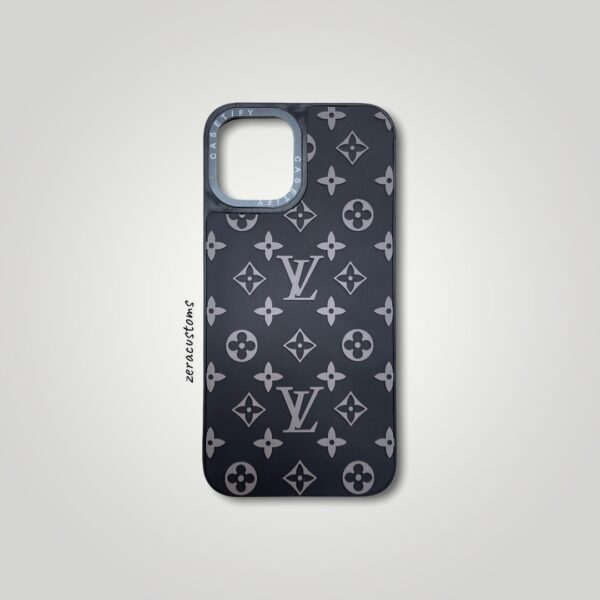 Gray LV Silicon iPhone Case