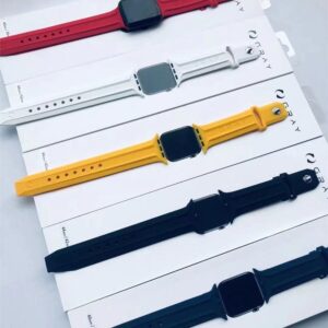 Gray Silicon Strap For Apple Watch - 42/44 mm