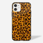 Leopard Skin Glass iPhone Case