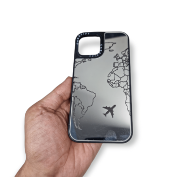 Mirror World Map iPhone Case