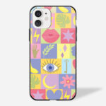 Pastel Mosaic Glass iPhone Case