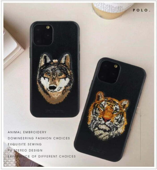 Santa Barbara Savanna Series Tiger & Wolf iPhone Case