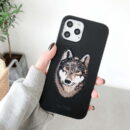 Santa Barbara Savanna Series Tiger & Wolf iPhone Case