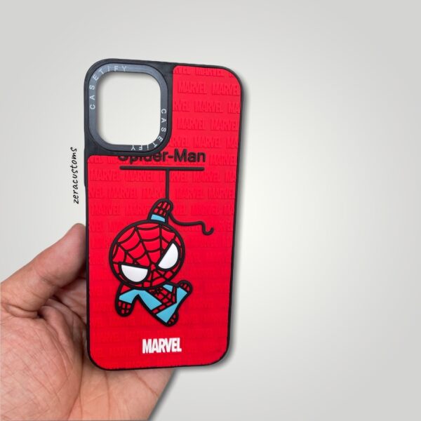 Swinging Spiderman Silicon iPhone Case