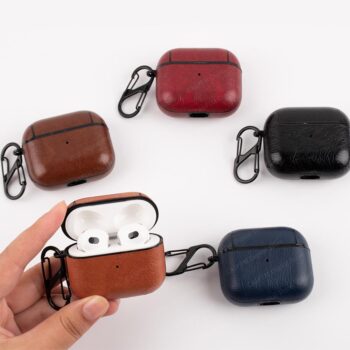 Leather Hard Protective Apple AirPods 3rd Gen Case