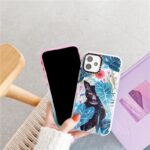 Blue Cat iPhone Case 1