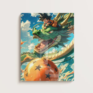 Baby Goku Metal Poster