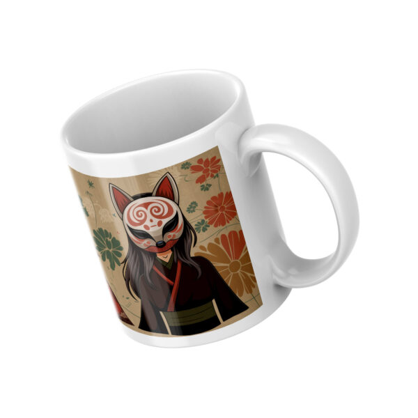 Kitsune Mask Mug - 350 ML - Image 2