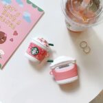 Pink Coffee Cream Apple AirPods Case 1