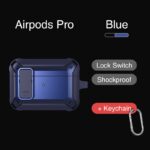 Armor with Lock Button Case for Apple AirPods 1