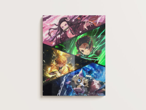 Demon Slayer Collage Metal Poster