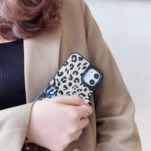 Mirror Leopard Pattern iPhone Case