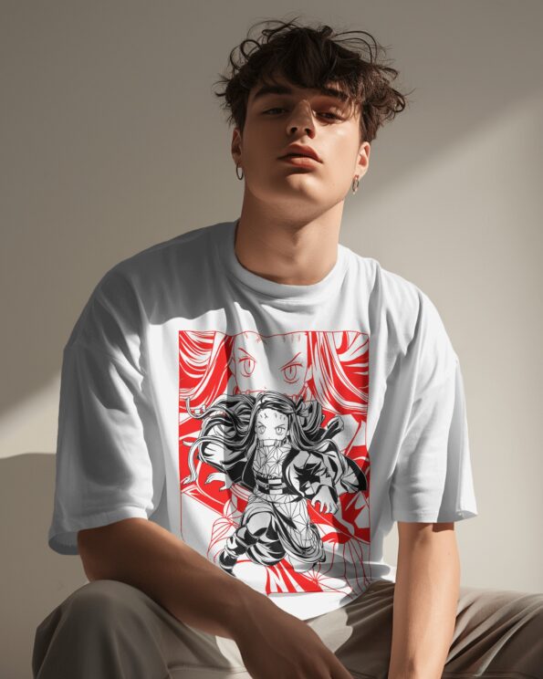 Fierce Nezuko Oversized T-Shirt