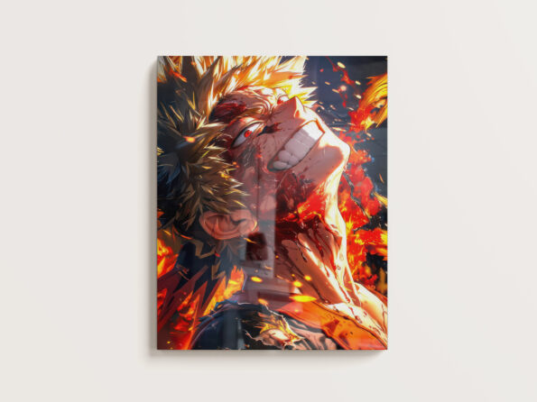 Katsuki Bakugo Metal Poster