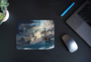 Pirate Ship Desk Mat Gaming Mouse Pad