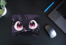 Cute Cat Eyes Desk Mat Gaming Mouse Pad